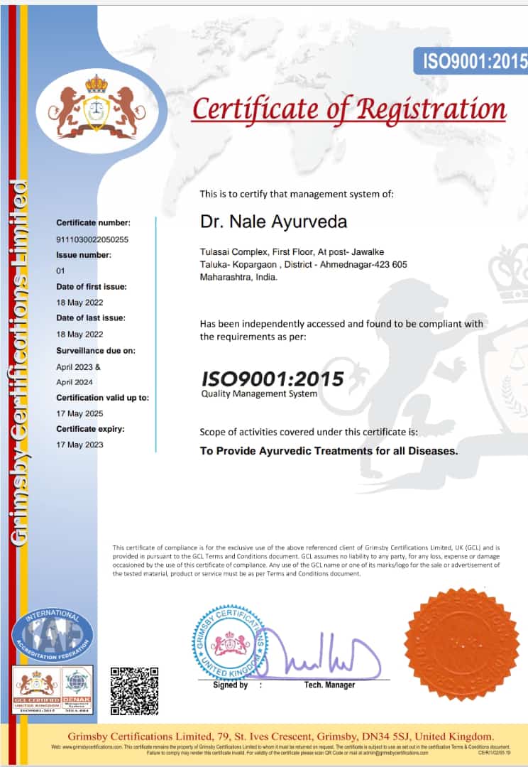 ISO 9001:2015 Certificate